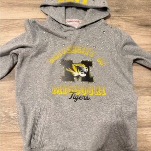 PINK Victoria's Secret Gray Missouri Tigers Kids Hoodie